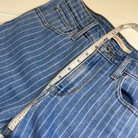 Levi’s 721 high rise skinny striped size 25 - Picture 8 of 9